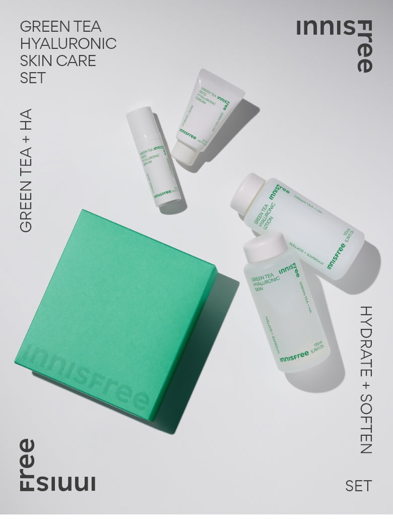 Innisfree Green Tea Hyaluronic Skin Care Set