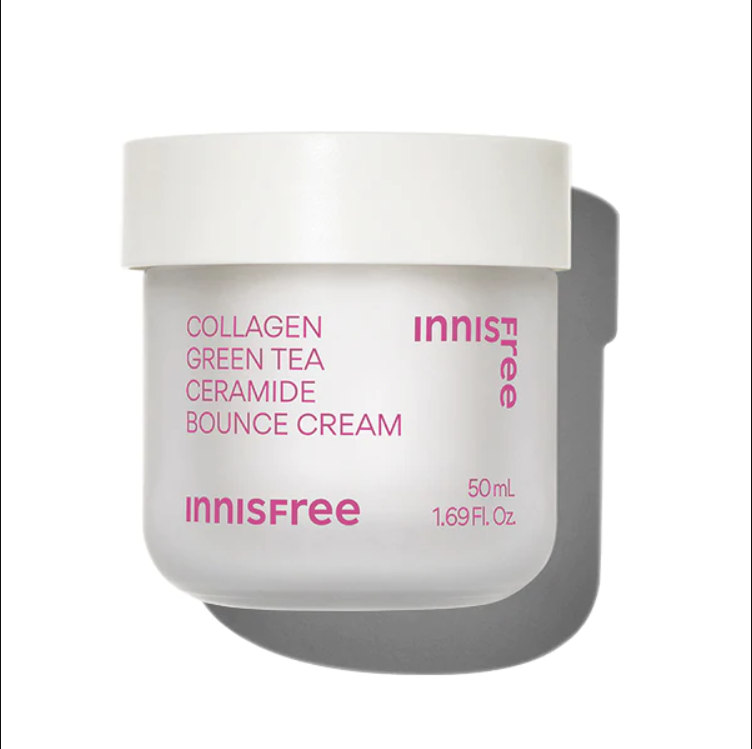 Innisfree Collagen Green Tea Ceramide Bounce Cream Moisturizer