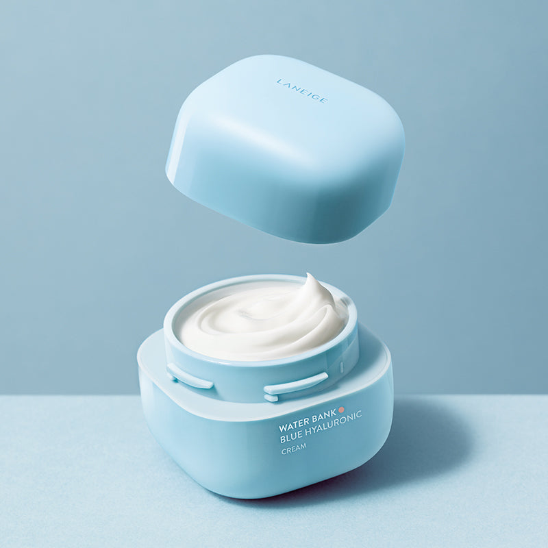 LANEIGE Water Bank Blue Hyaluronic Cream (Normal to Dry Skin) + 3g Lip Sleeping Mask